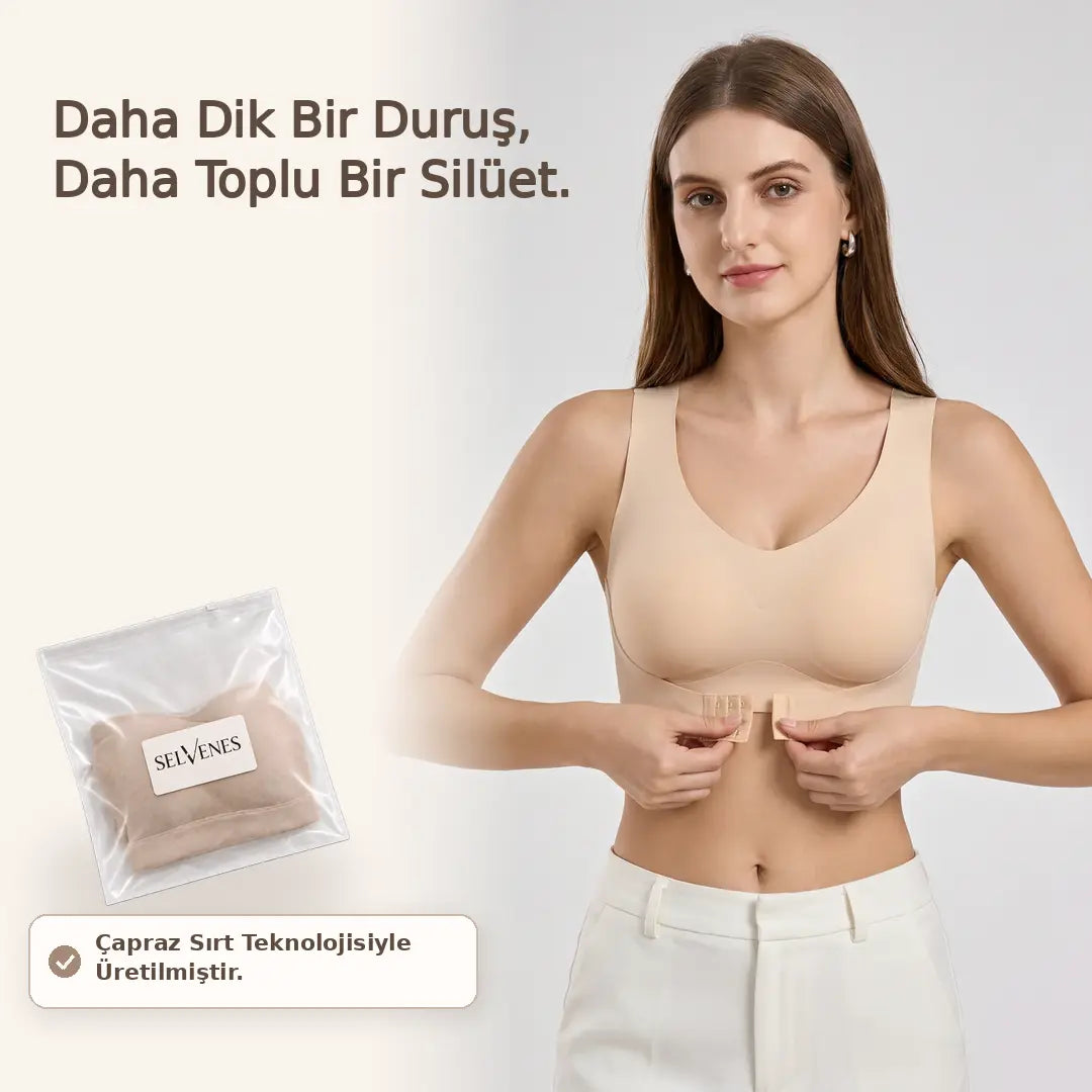 Selvenes™ Dik Duruş Destekli Toparlayıcı Sütyen