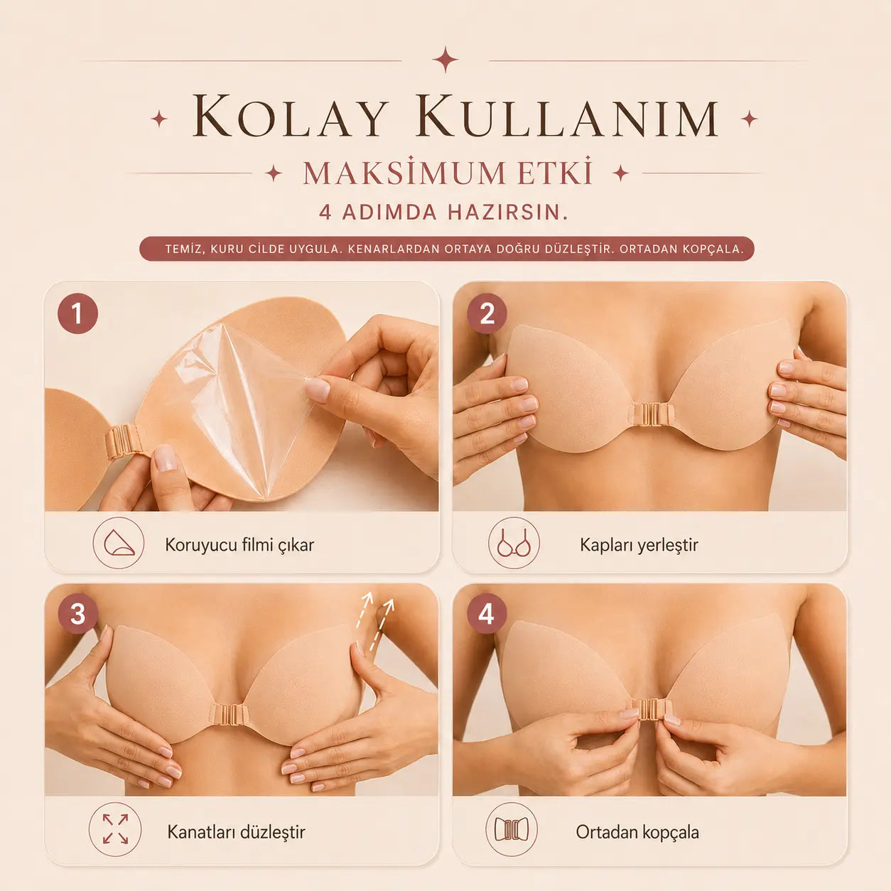 Görünmez Push-Up Sütyen